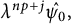 lamda Superscript n p plus j Baseline ModifyingAbove psi 0 With caret comma
