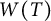 upper W left parenthesis upper T right parenthesis