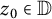 z 0 element of double struck upper D