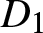 dollar sign upper D 1 dollar sign