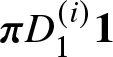 dollar sign pi upper D 1 left parenthesis i right parenthesis 1 dollar sign