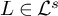 upper L element of script upper L Superscript s