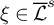 xi element of script upper L overbar Superscript s