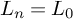upper L Subscript n Baseline equals upper L 0