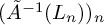 left parenthesis ModifyingAbove upper A With tilde Superscript negative 1 Baseline left parenthesis upper L Subscript n Baseline right parenthesis right parenthesis Subscript n