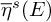 ModifyingAbove eta With quotation dash Superscript s Baseline left parenthesis upper E right parenthesis