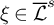 xi element of script upper L overbar Superscript s