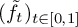 left parenthesis f overtilde Subscript t Baseline right parenthesis Subscript t element of left bracket 0 comma 1 right bracket