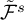 script upper F overtilde Superscript s
