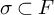 sigma subset of upper F