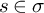 s element of sigma