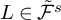 upper L element of script upper F overtilde Superscript s