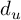 d Subscript u