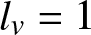 dollar sign lv equals 1 dollar sign