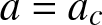 a equals ac