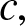 c comma
