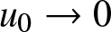 u 0 right arrow 0