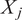 upper X Subscript j