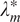 lamda Subscript m Superscript asterisk