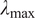lamda Subscript max