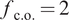 f Subscript normal c period normal o period Baseline equals 2