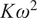 upper K omega squared