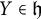 upper Y element of German h