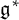 German g Superscript asterisk