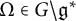 normal upper Omega element of upper G minus German g Superscript asterisk