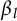 beta Subscript l