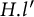 upper H period l prime