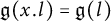 German g left parenthesis x period l right parenthesis equals German g left parenthesis l right parenthesis