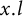 x period l