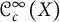 script upper C Subscript c Superscript infinity Baseline left parenthesis upper X right parenthesis