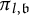 pi Subscript l comma German b