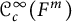 script upper C Subscript c Superscript infinity Baseline left parenthesis upper F Superscript m Baseline right parenthesis