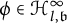 phi element of script upper H Subscript l comma German b Superscript infinity
