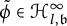 phi overtilde element of script upper H Subscript l comma German b Superscript infinity