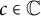 c element of double struck upper C