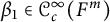 beta 1 element of script upper C Subscript c Superscript infinity Baseline left parenthesis upper F Superscript m Baseline right parenthesis