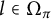 l element of normal upper Omega Subscript pi