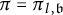 pi equals pi Subscript l comma German b