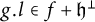 g period l element of f plus German h Superscript up tack