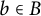 b element of upper B