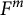 upper F Superscript m