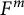 upper F Superscript m
