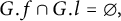 upper G period f intersection upper G period l equals normal empty set comma