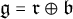 German g equals German r circled plus German b