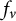 f Subscript nu
