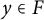 y element of upper F